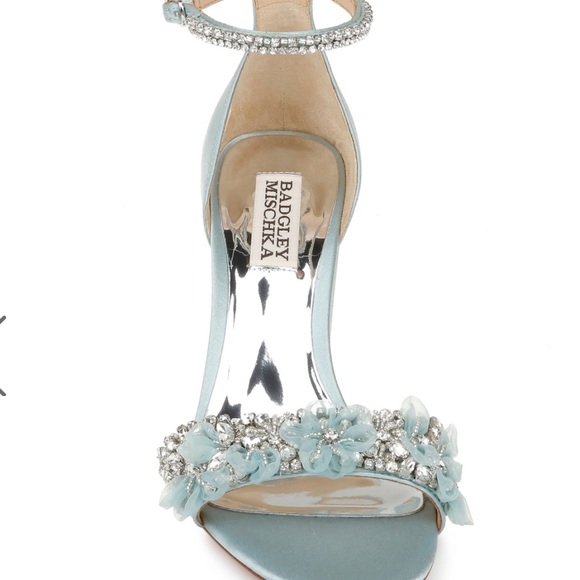 Badgley Mischka Finesse Ankle Strap Evening Shoe - Picture 4 of 9